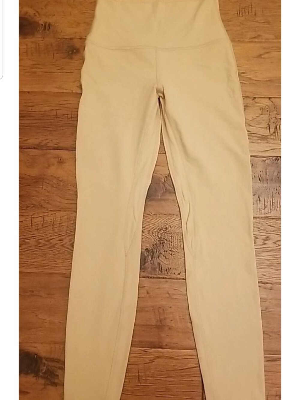 Lululemon Nulu Proscetto Skintone Butter Yellow 25" High Rise Align Pant Size 4 - Picture 3 of 8